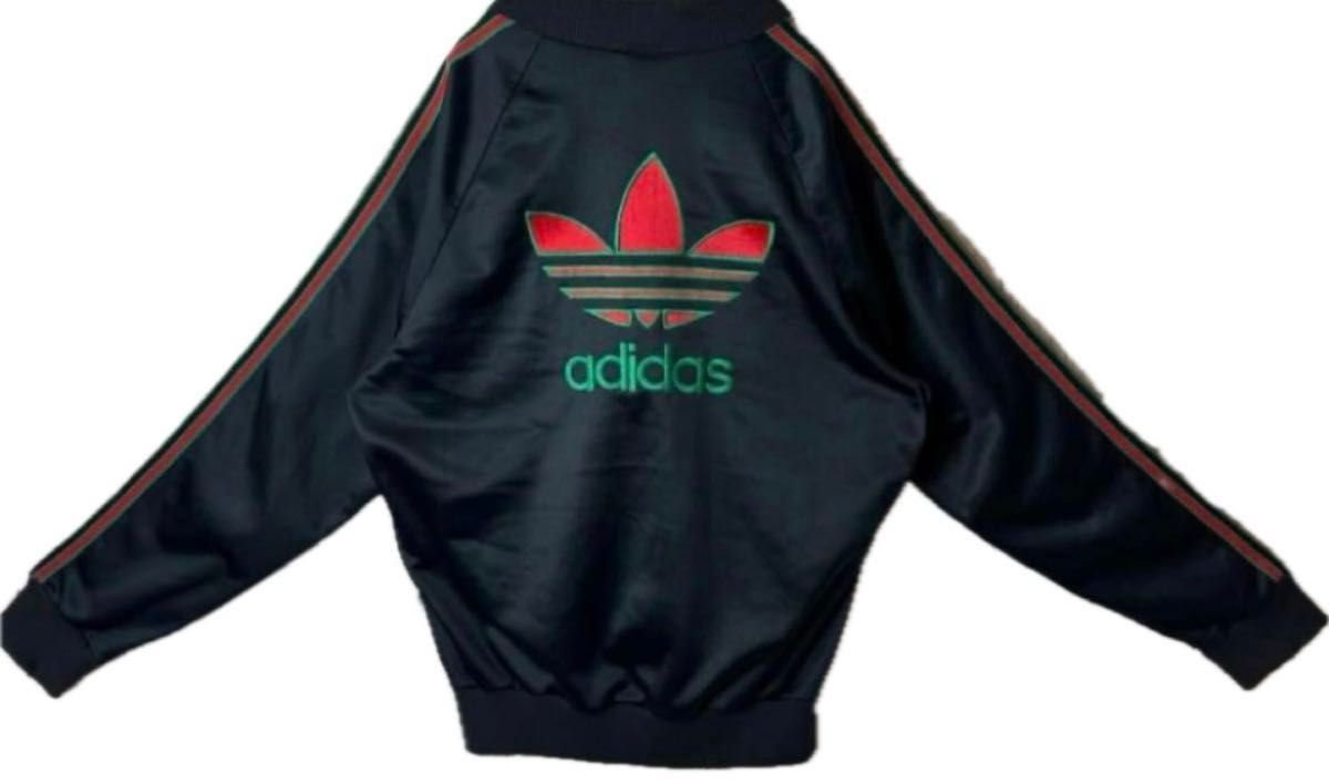 80S】adidas ビンテージUSA製 ATP グッチカラー 刺繍ロゴ 80S】adidas ビンテージUSA製 ATP グッチカラー 刺繍ロゴ