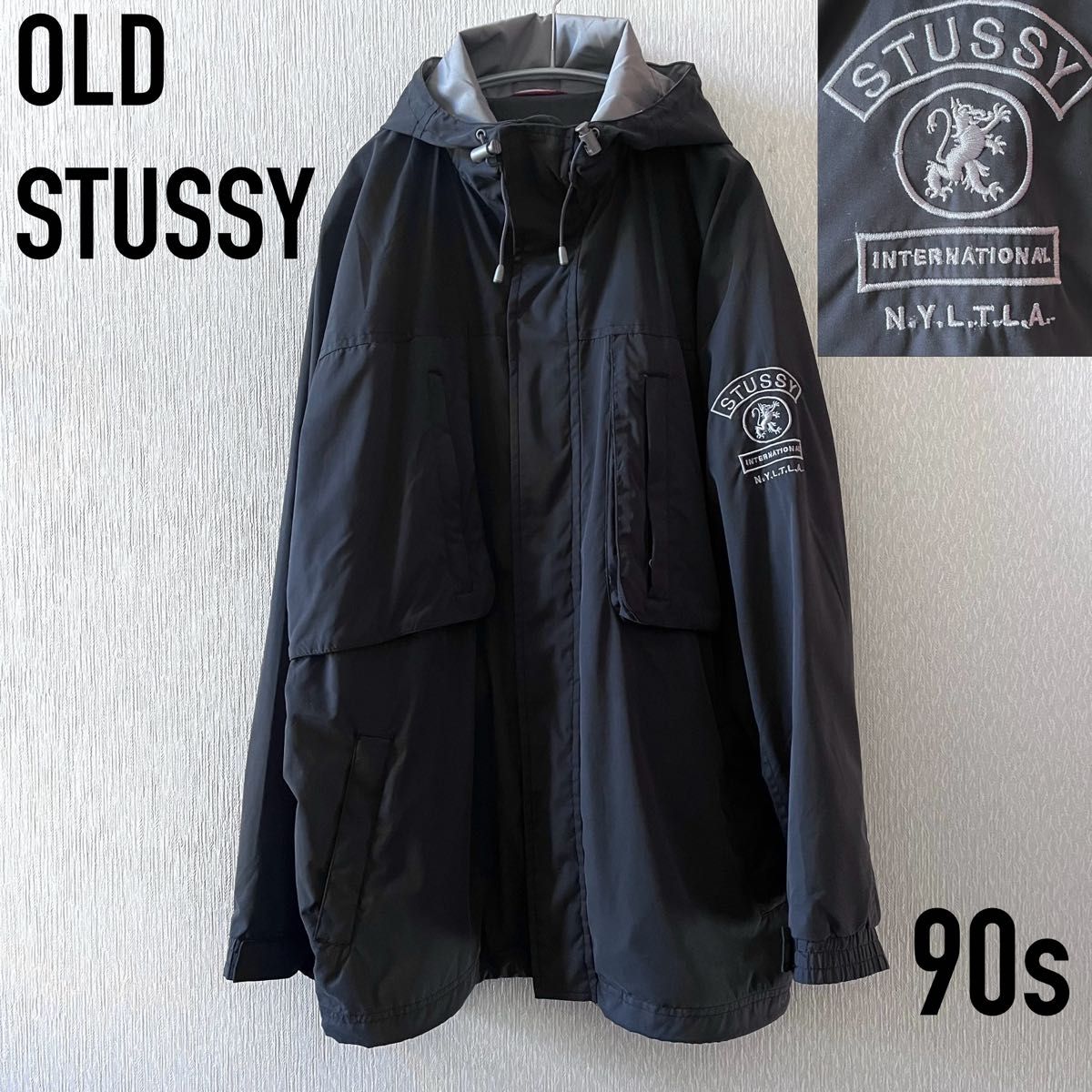 希少 グリフィン刺繍 90年代OLD STUSSYジャケット クリーニング 希少 グリフィン刺繍 90年代OLD STUSSYジャケット クリーニング