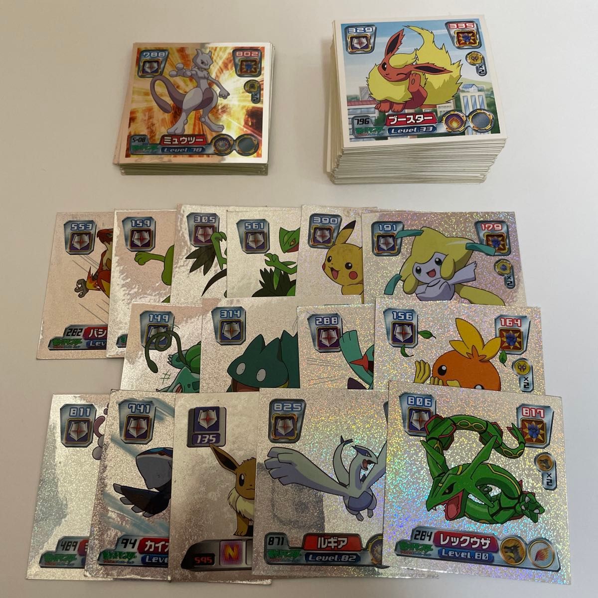 ポケモンシール烈伝 列伝 まとめ売り キラ レックウザ ルギア ポケモンシール烈伝 列伝 まとめ売り キラ レックウザ ルギア