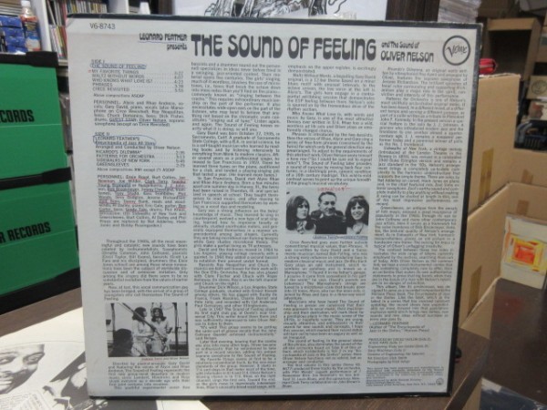 三P1■LP★レナード・フェザー（Leonard Feather）presents THE SOUND OF FEELING／VERVE US盤 V6-8743（MGS1426）_画像2