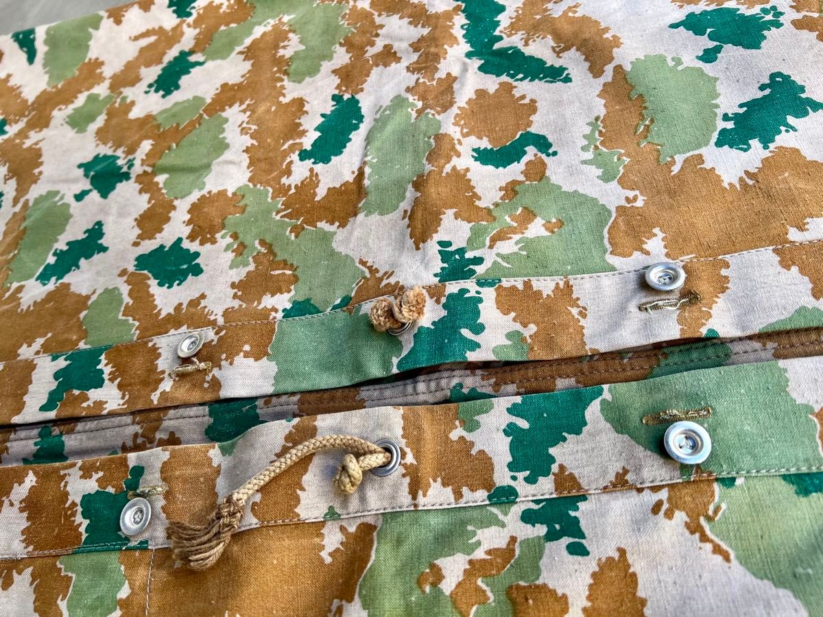 実物 デッドストック 東ドイツ軍 テント フローラルカモ 実物 デッドストック 東ドイツ軍 テント フローラルカモ