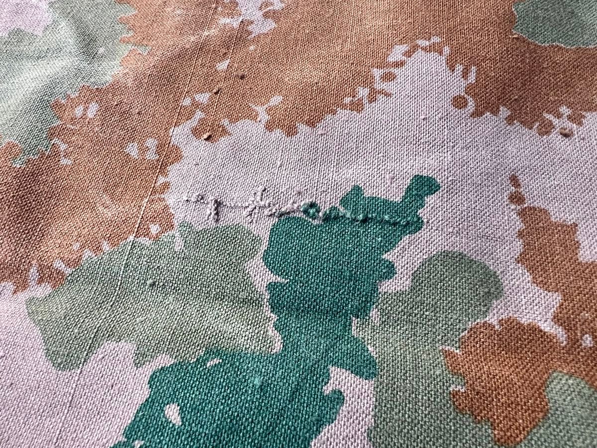 実物 デッドストック 東ドイツ軍 テント フローラルカモ 実物 デッドストック 東ドイツ軍 テント フローラルカモ