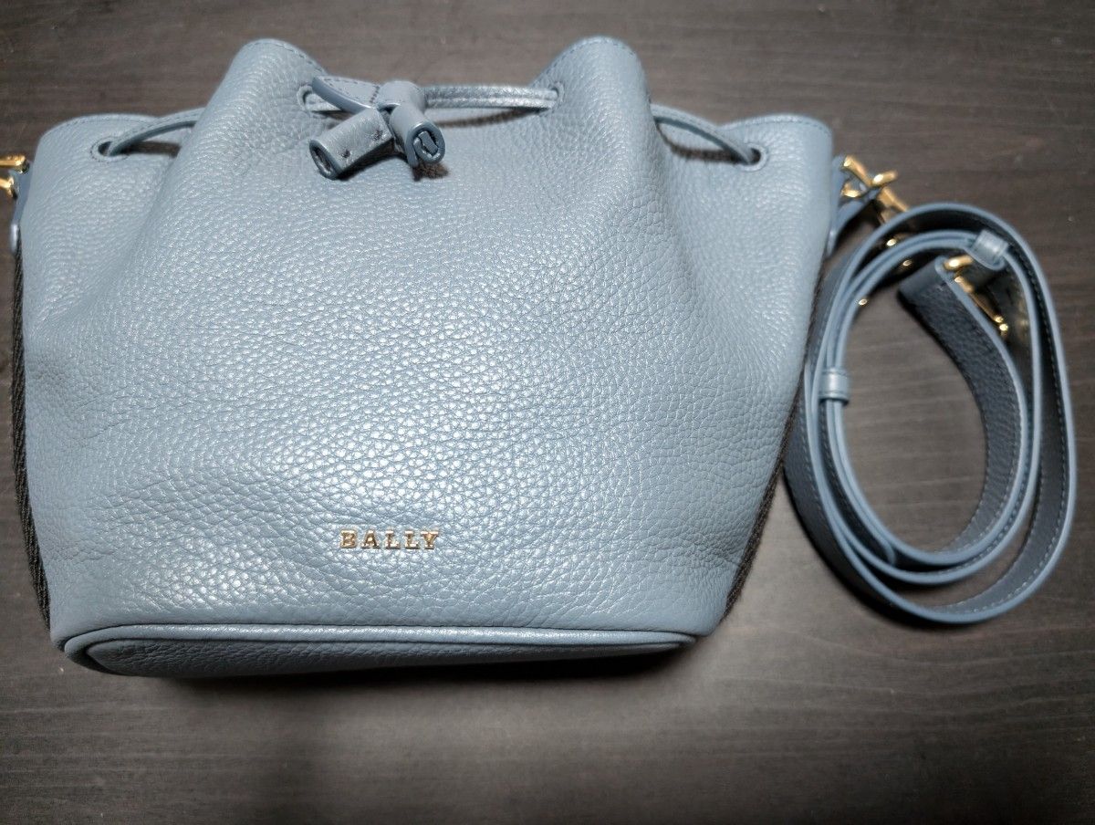 BALLY 2WAY ショルダーバッグ ブルー系