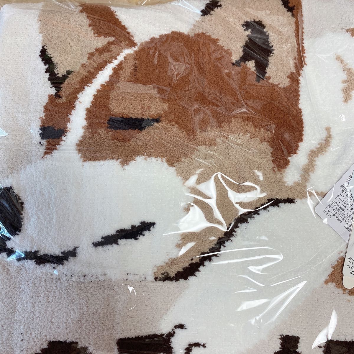 新品 ジェラートピケ SLEEPING DOG ジャガードブランケット 新品 ジェラートピケ SLEEPING DOG ジャガードブランケット