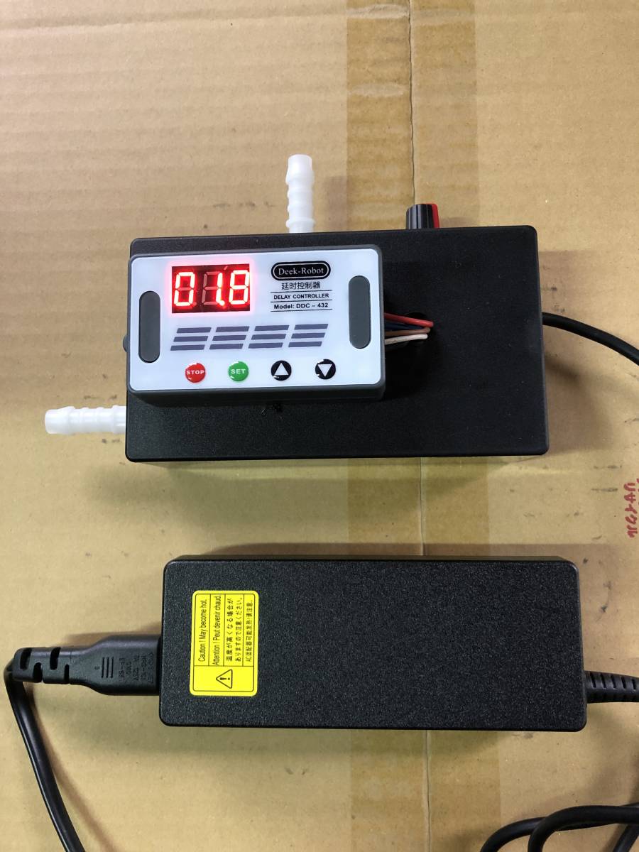 廃油ストーブ用 定量ポンプ ポンプ作動タイマー連続機能付き 廃油ストーブ用 定量ポンプ ポンプ作動タイマー連続機能付き