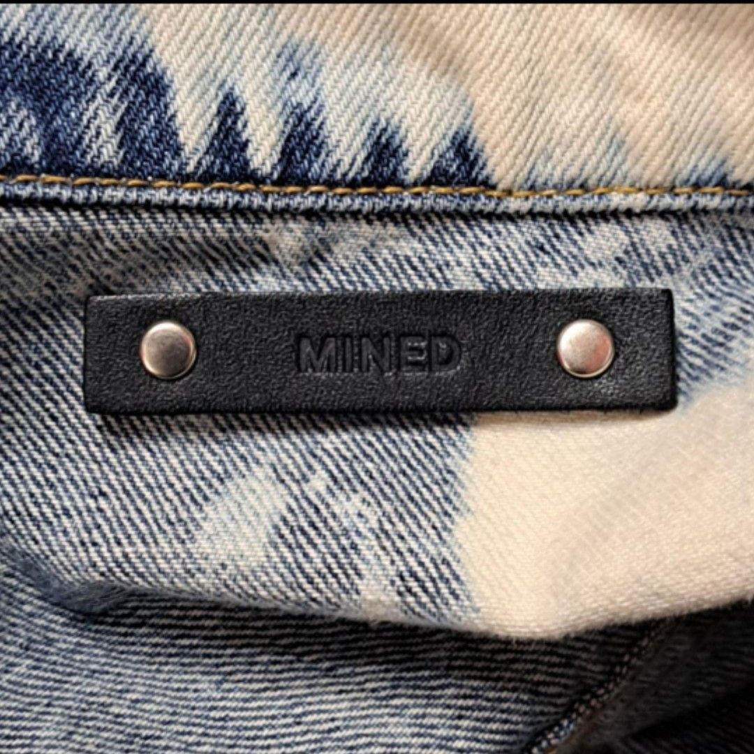 定価5 7万 MINEDENIM マインデニム ブリーチ加工 ルーズフィット 定価5 7万 MINEDENIM マインデニム ブリーチ加工 ルーズフィット