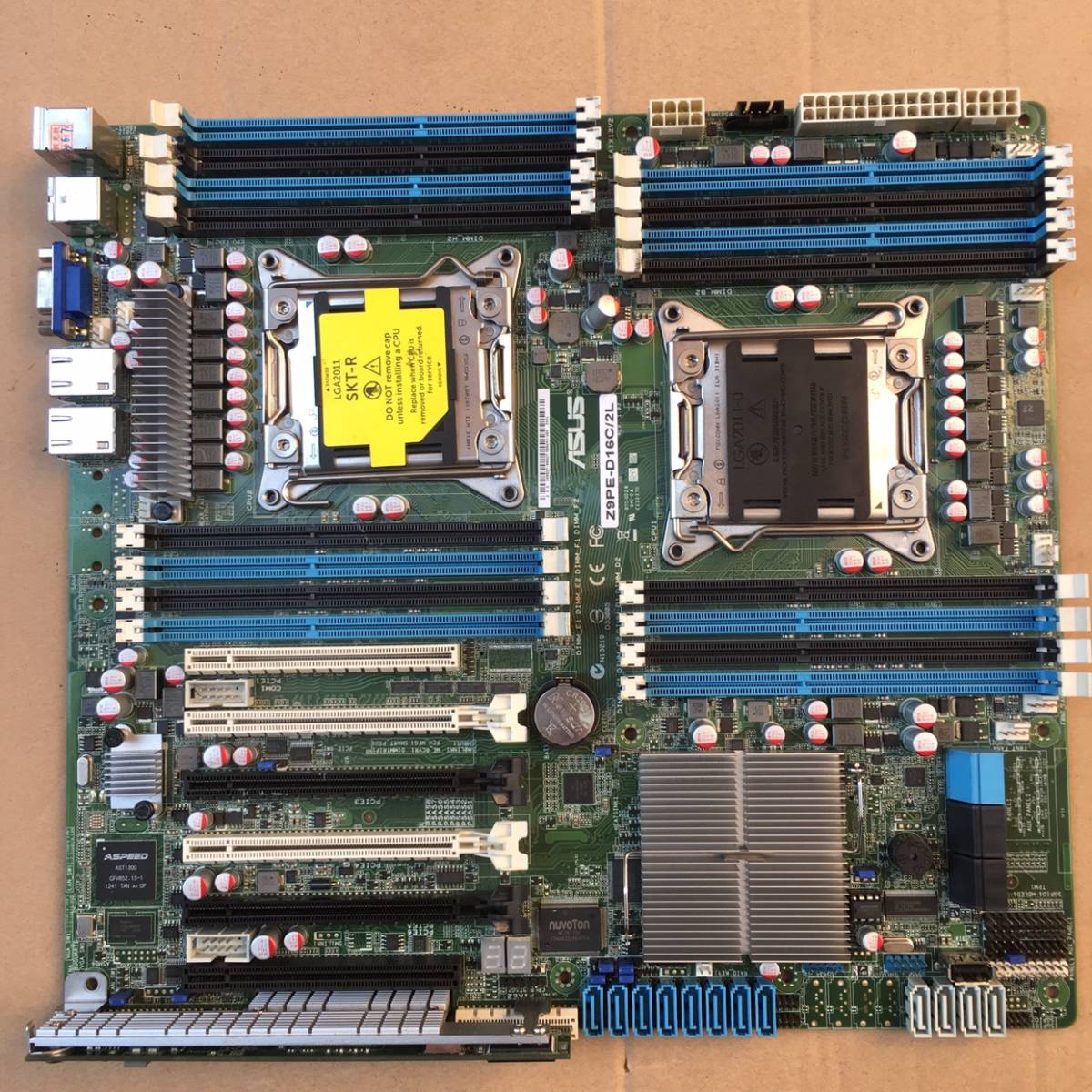 中古美品 ASUS Z9PE-D16C/2L マザーボード Intel C602 Socket 2011 ATX DDR3