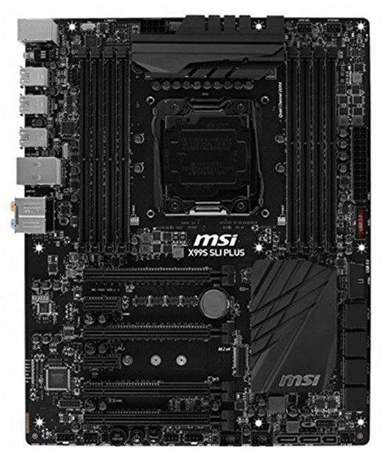 激安本物 新品同様 MSI X99S SLI PLUS マザーボード Intel X99 LGA 2011-3 ATX DDR4 インテル