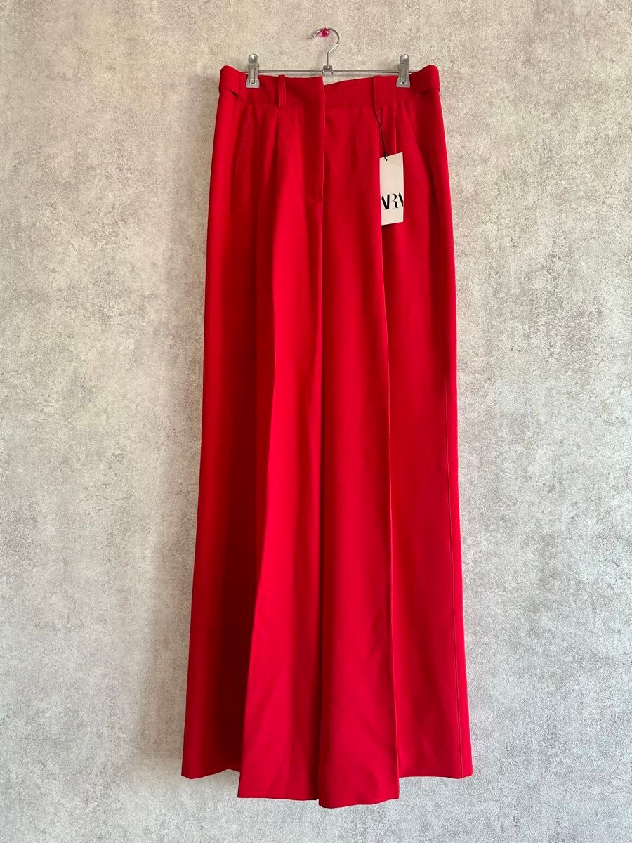 新品タグ付】 ZARA ザラ ZW COLLECTION パンツ スラックス 新品タグ付】 ZARA ザラ ZW COLLECTION パンツ スラックス