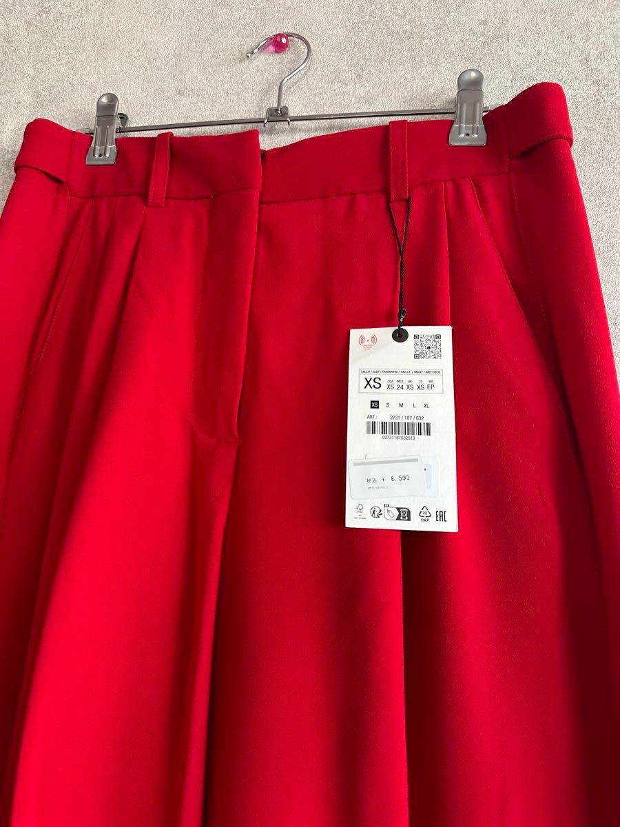 新品タグ付】 ZARA ザラ ZW COLLECTION パンツ スラックス 新品タグ付】 ZARA ザラ ZW COLLECTION パンツ スラックス