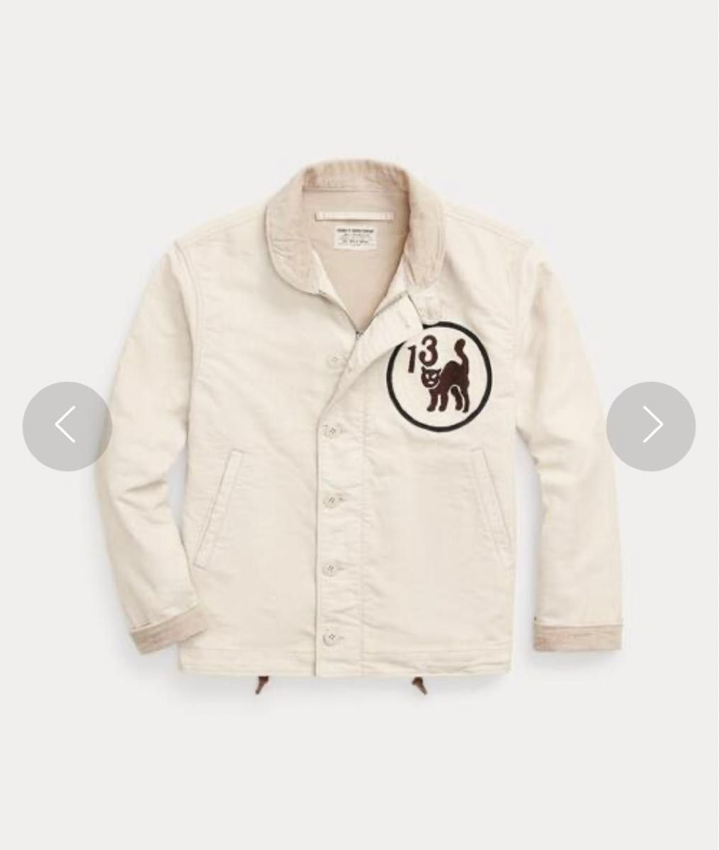 RRL ハンドエンブロイダリー コットン デッキ ジャケット ダブル RRL ハンドエンブロイダリー コットン デッキ ジャケット ダブル