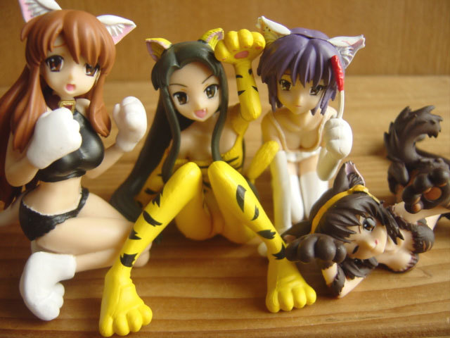 *Eez20CA Suzumiya Haruhi no Yuutsu 6 full comp all 8 kind HGIF cat . cosplay *BANDAI Bandai *300 jpy =003992_s