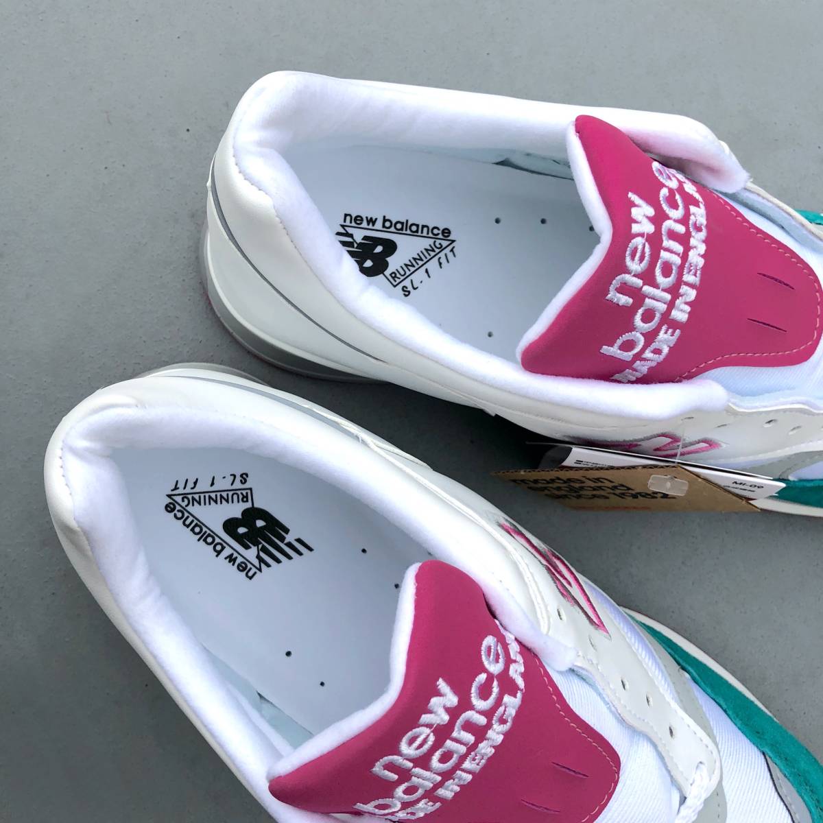 展開店舗限定 UK製 NEW BALANCE M1500WTP WHITE×PINK US9D 27cm 新品