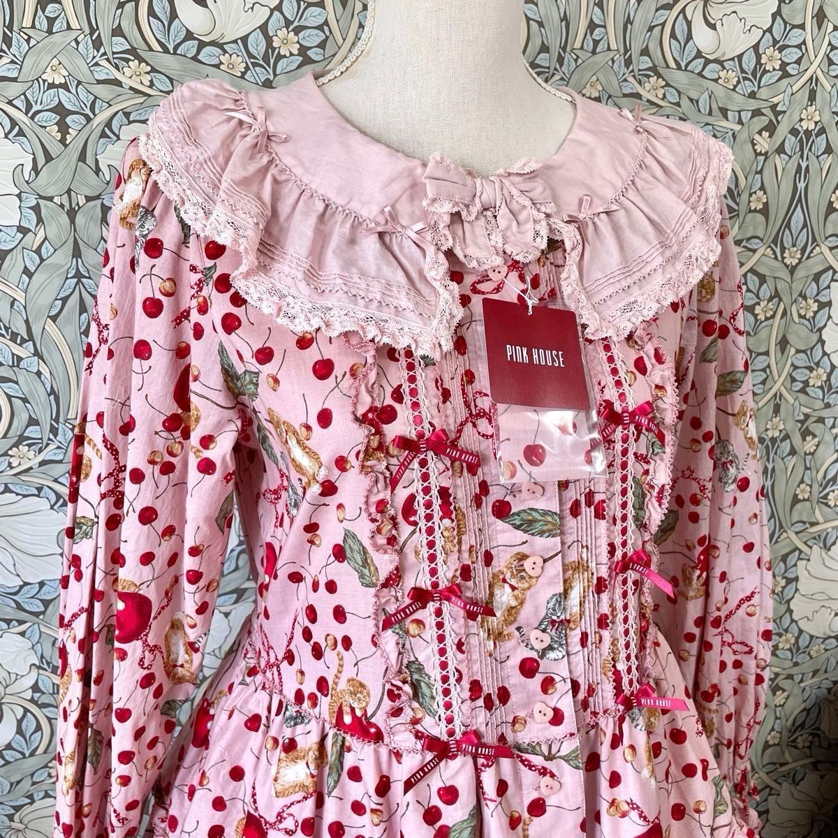 ピンクハウス PINK HOUSE ワンピース 青木美沙子 キャット ピンクハウス PINK HOUSE ワンピース 青木美沙子 キャット