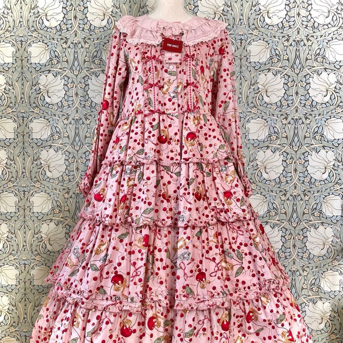 ピンクハウス PINK HOUSE ワンピース 青木美沙子 キャット ピンクハウス PINK HOUSE ワンピース 青木美沙子 キャット