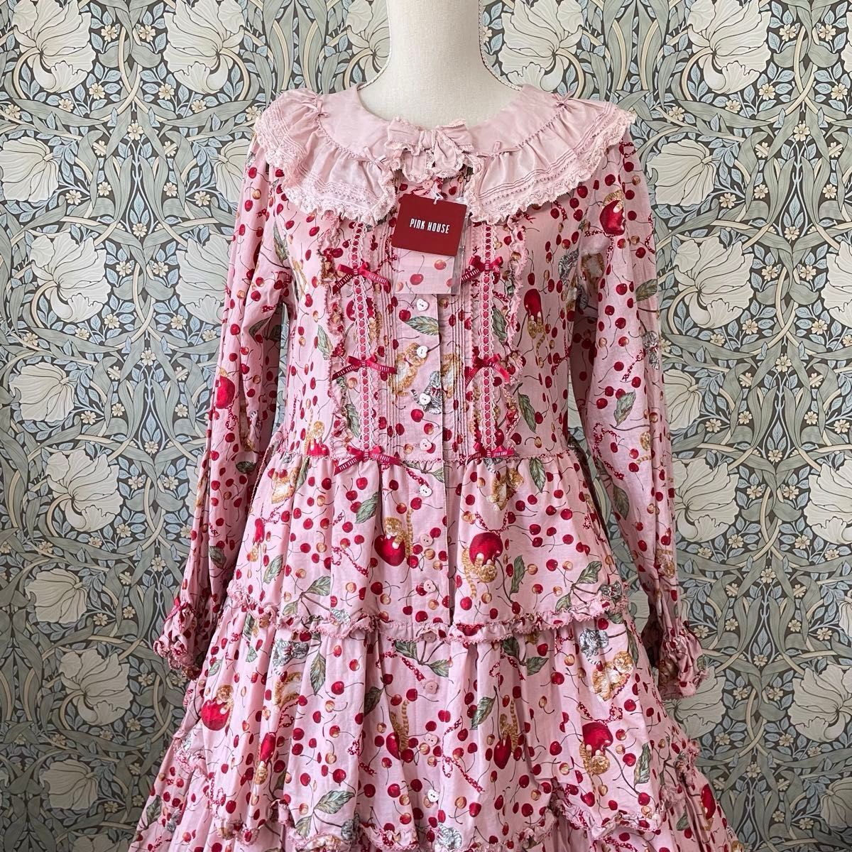 ピンクハウス PINK HOUSE ワンピース 青木美沙子 キャット ピンクハウス PINK HOUSE ワンピース 青木美沙子 キャット