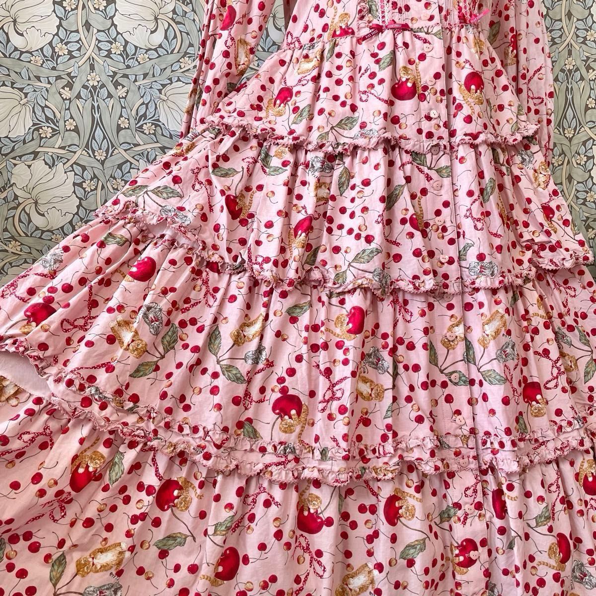 ピンクハウス PINK HOUSE ワンピース 青木美沙子 キャット ピンクハウス PINK HOUSE ワンピース 青木美沙子 キャット