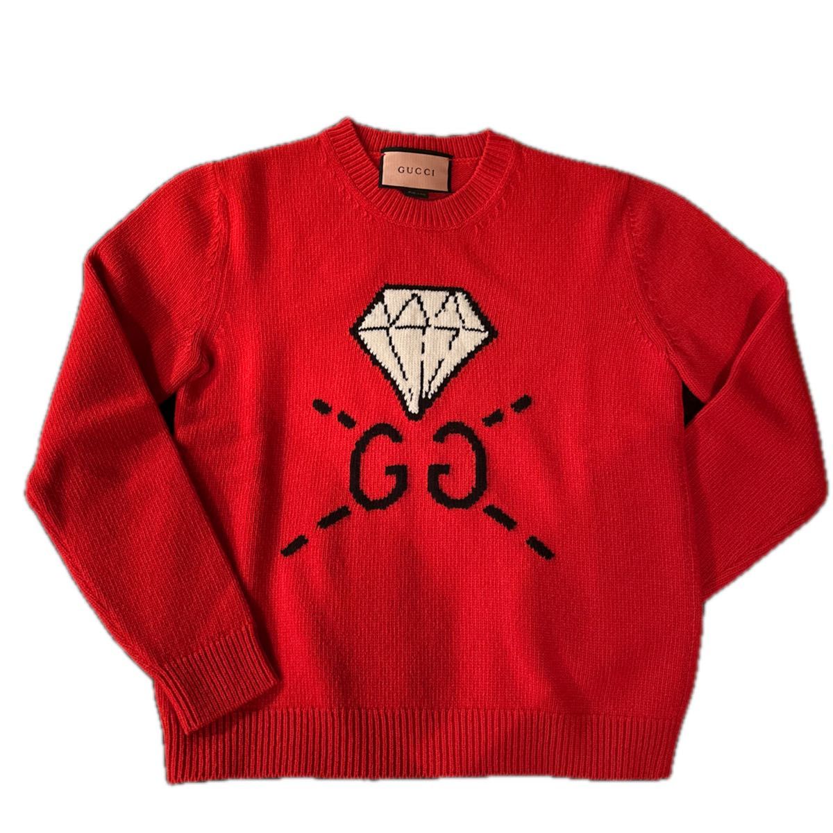 Gucci ミケーレ期 GG柄 ゴースト ニットセーター ダイヤモンド Gucci ミケーレ期 GG柄 ゴースト ニットセーター ダイヤモンド