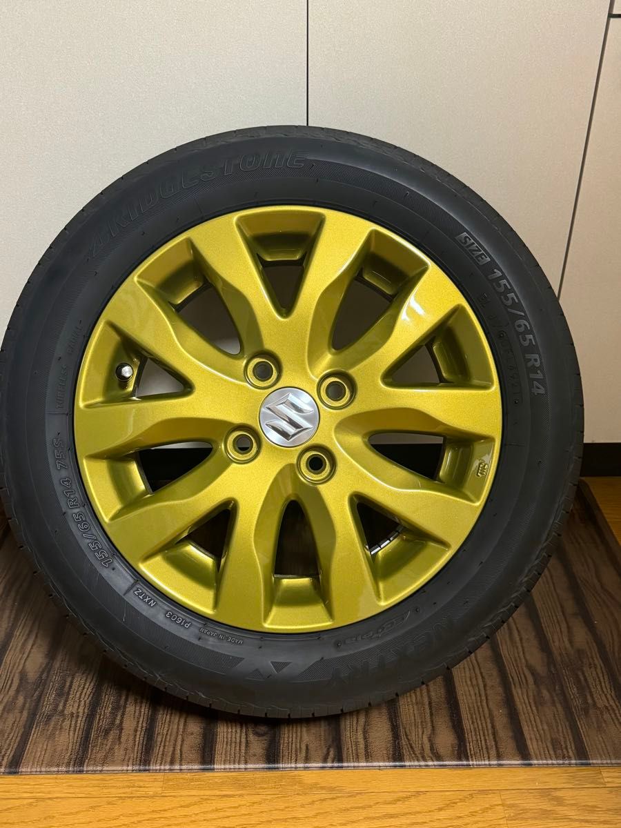 ① 送料込 アルミホイールゴールドエディション 軽自動車15565R14 2本セット価格 ① 送料込 アルミホイールゴールドエディション 軽自動車15565R14 2本セット価格