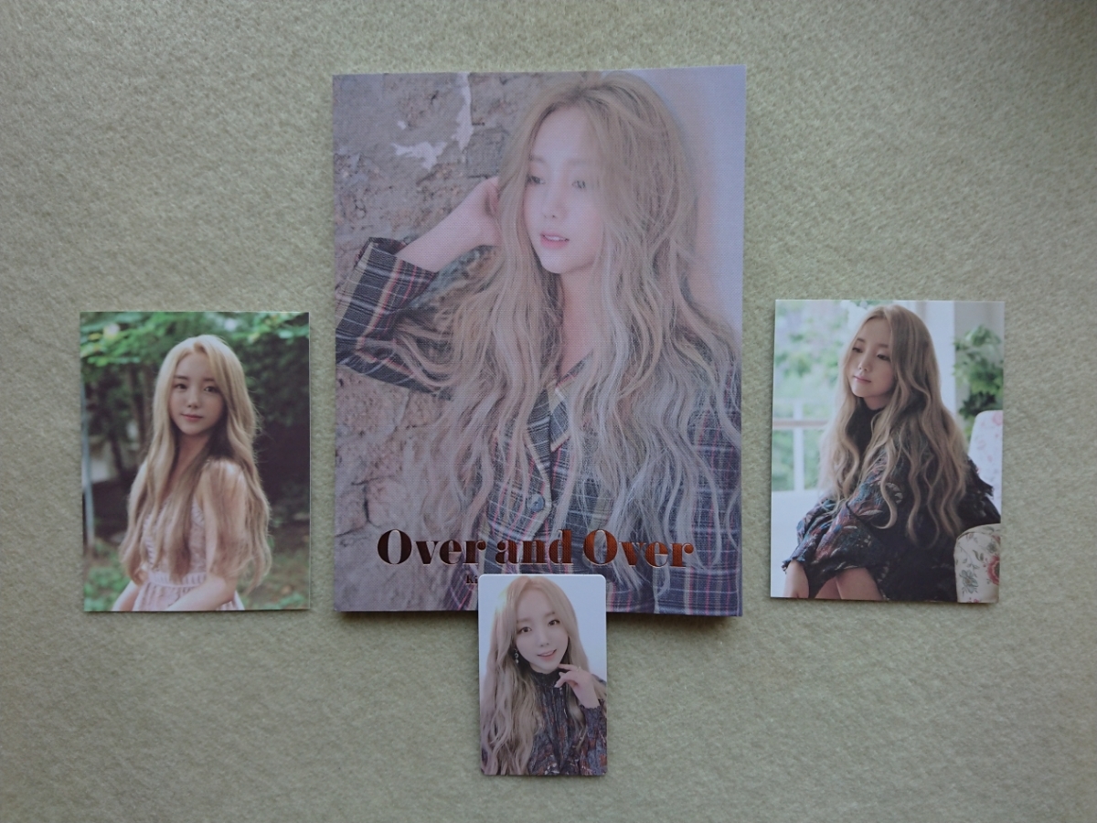 韓国 大人気アイドル キム・ジヨン ケイ ( LOVELYZ ラブリーズ ) / Over and Over 韓国盤CD / トレカ ＆ フォトカード 付き
