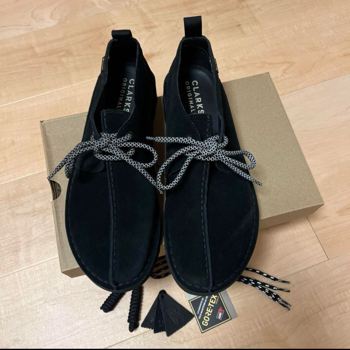 試着のみ CLARKS Desert TrekGTX ブラックスエード miji 試着のみ CLARKS Desert TrekGTX ブラックスエード miji