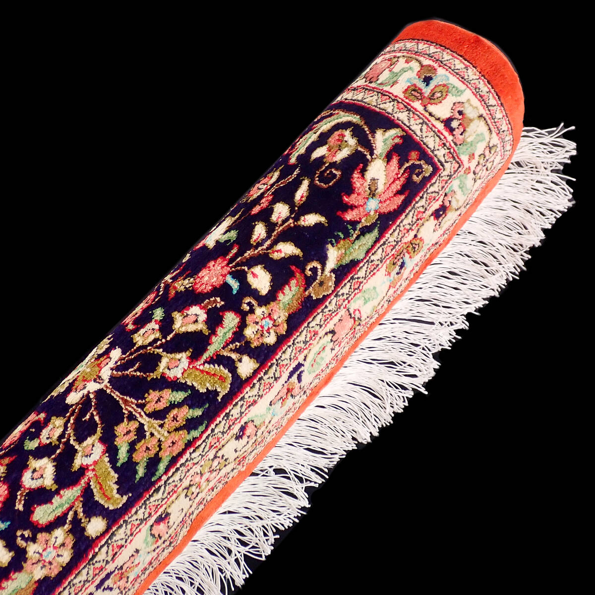 未使用 Persian Rugs 手織 ペルシャ絨毯 横72cm×縦57cm×厚5mm 未使用 Persian Rugs 手織 ペルシャ絨毯 横72cm×縦57cm×厚5mm