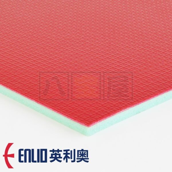 55%以上節約 卓球 エンリオ ENLIO 堺市直接引取可 フロアマット ENL-202-RD-L14 14m x 1.8m 卓球教室 体育館 卓球場 レッド その他