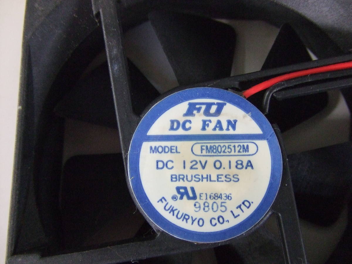PCケース用ファン　FUKURYO　FM802512M　クーラー　FC DC FAN 　DC12V 0.18A 　冷却装置　　　　＃6_画像3