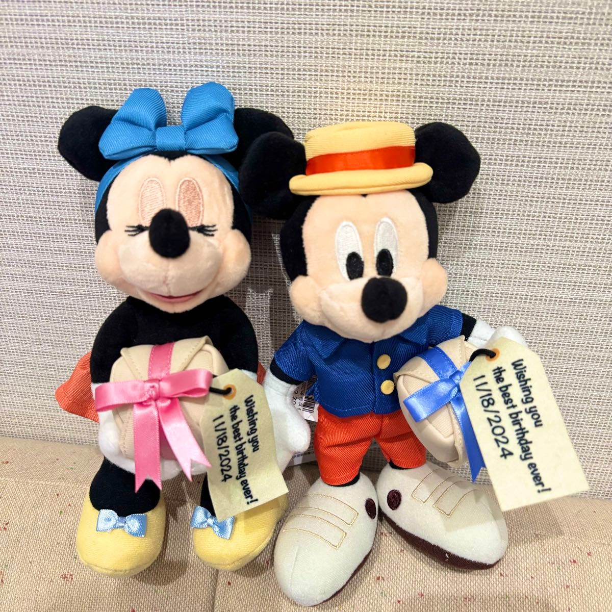 ディズニー ミッキー ミニー ぬいば ぬいぐるみバッジ 誕生日 ディズニー ミッキー ミニー ぬいば ぬいぐるみバッジ 誕生日