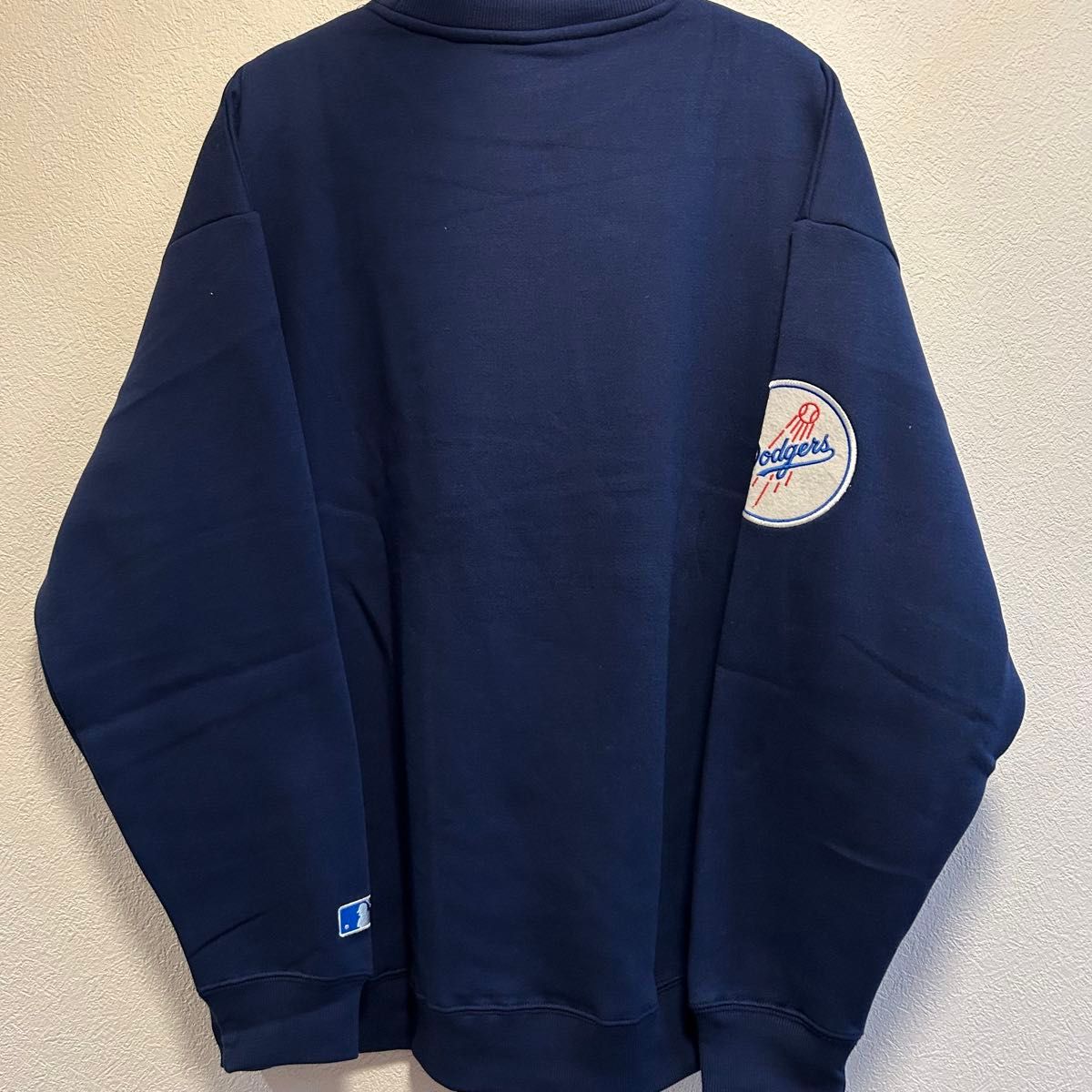 M】MLB公式 ロサンゼルス・ドジャース ロゴ刺繍入り 裏起毛 M】MLB公式 ロサンゼルス・ドジャース ロゴ刺繍入り 裏起毛