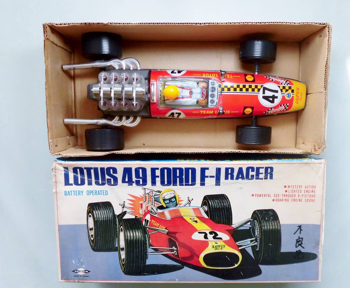 13600円 ダイシン ブリキ ロータス LOTUS 49 FORD F1 シェル 13600円 ダイシン ブリキ ロータス LOTUS 49 FORD F1 シェル