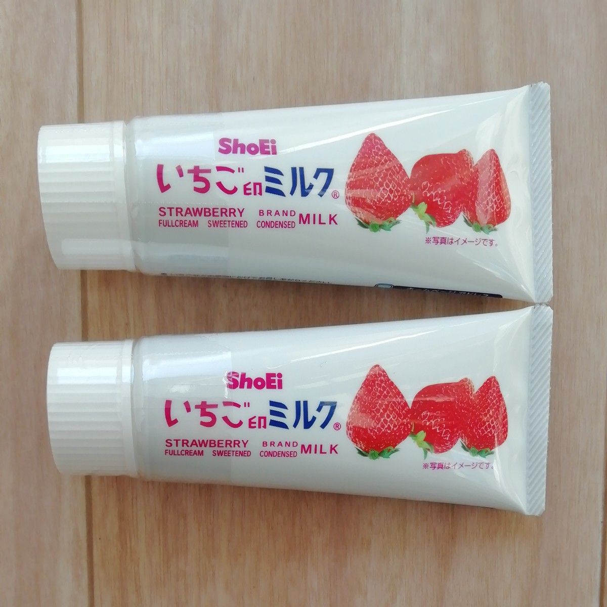 ShoEi いちご印ミルク練乳 125g×2本 嗜好品 コンデンスミルク ShoEi いちご印ミルク練乳 125g×2本 嗜好品 コンデンスミルク