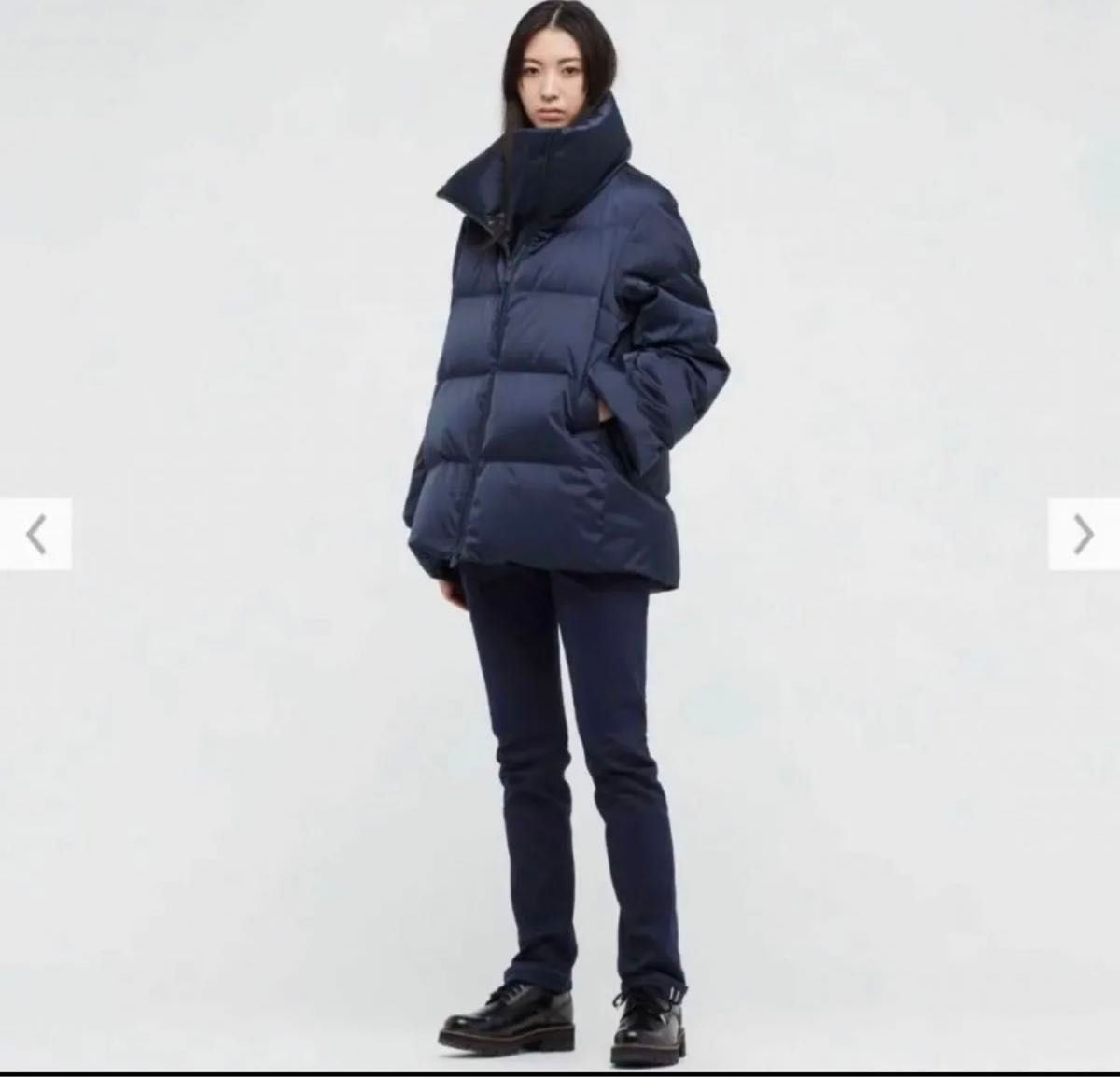UNIQLO +J ジルサンダー ダウンジャケット ユニクロ ネイビー UNIQLO +J ジルサンダー ダウンジャケット ユニクロ ネイビー