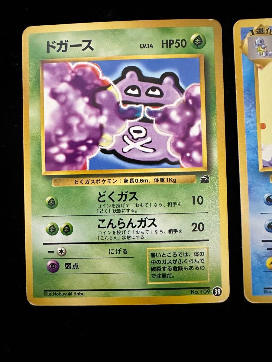 ポケモンカード 旧裏面 旧裏 ポケカ ドガース カメール ポケモンカード 旧裏面 旧裏 ポケカ ドガース カメール