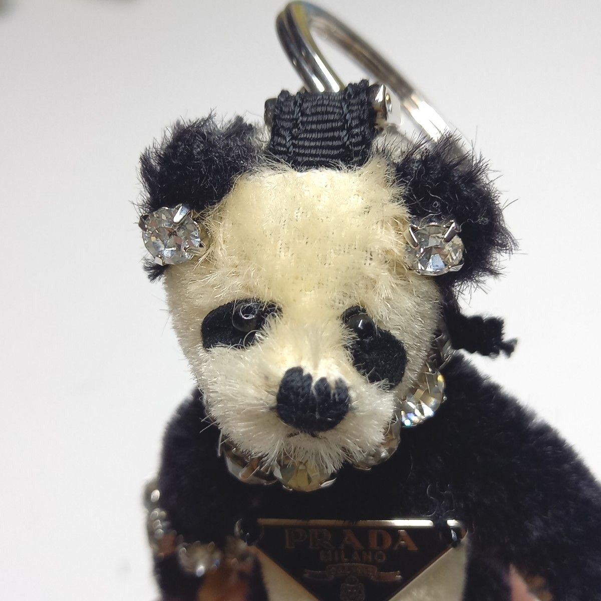 PRADA プラダ パンダ くま キーホルダー キーリング チャーム PRADA プラダ パンダ くま キーホルダー キーリング チャーム