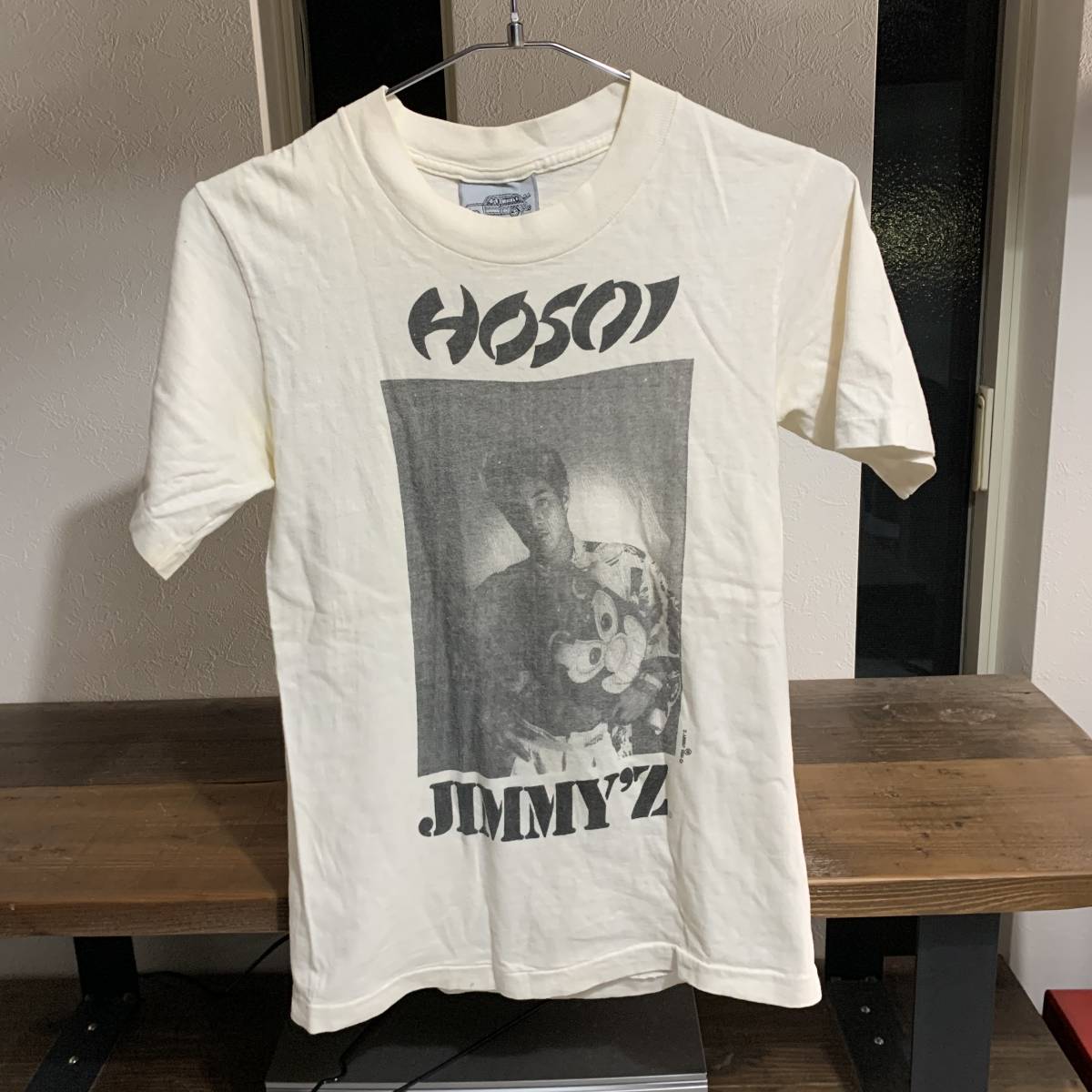 ヴィンテージ オリジナル JIMMY'Z ジミーズ クリスチャン ホソイ Tシャツ HOSOI_画像3