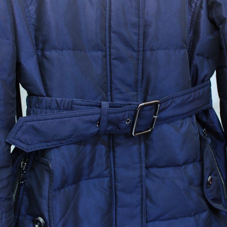 BURBERRY LONDON FOX FUR BELTED FOODED DOWN COAT/バーバリーロンドンフォックスファー付きベルテッド フーデッドダウンコート