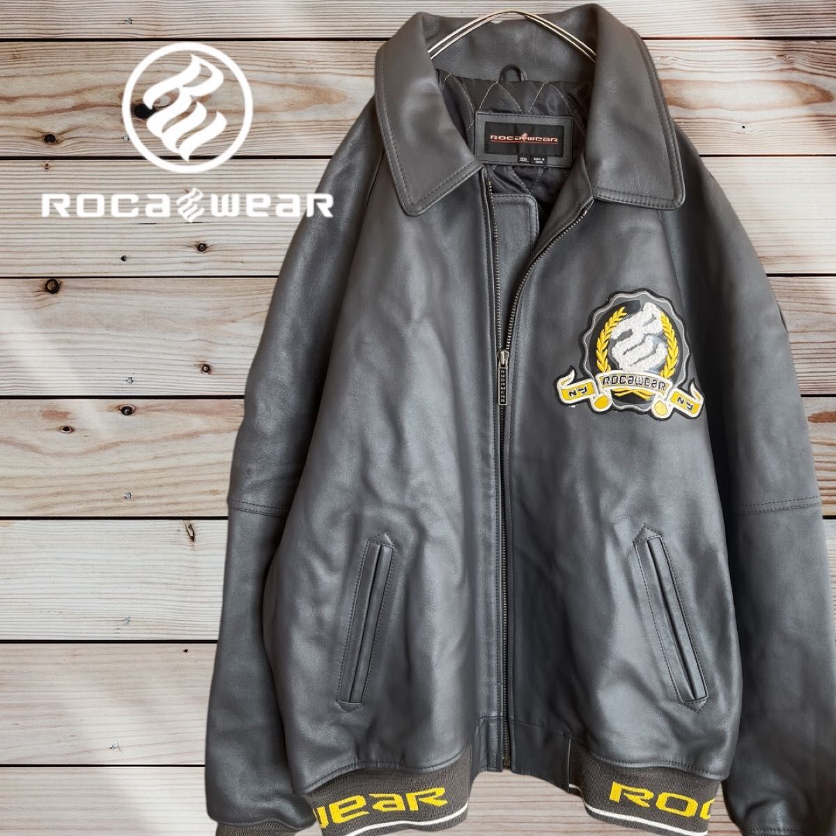 希少】ROCAWEAR レザー ジャケット グレー|Yahoo!フリマ(旧 希少】ROCAWEAR レザー ジャケット グレー|Yahoo!フリマ(旧