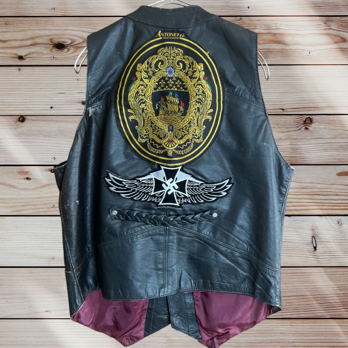 ヴィンテージ レザーベストHarley-Davidson ドイツナチス ヴィンテージ レザーベストHarley-Davidson ドイツナチス
