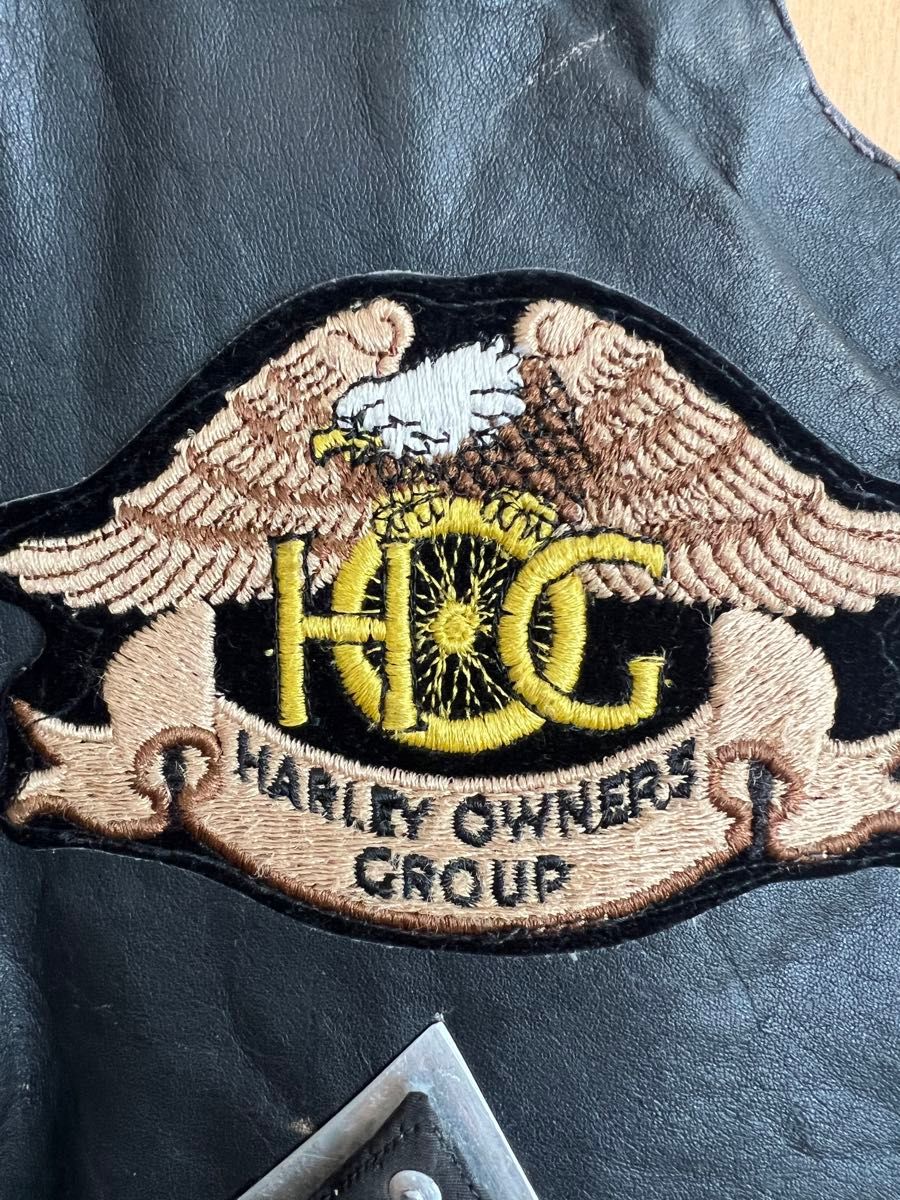 ヴィンテージ レザーベストHarley-Davidson ドイツナチス ヴィンテージ レザーベストHarley-Davidson ドイツナチス