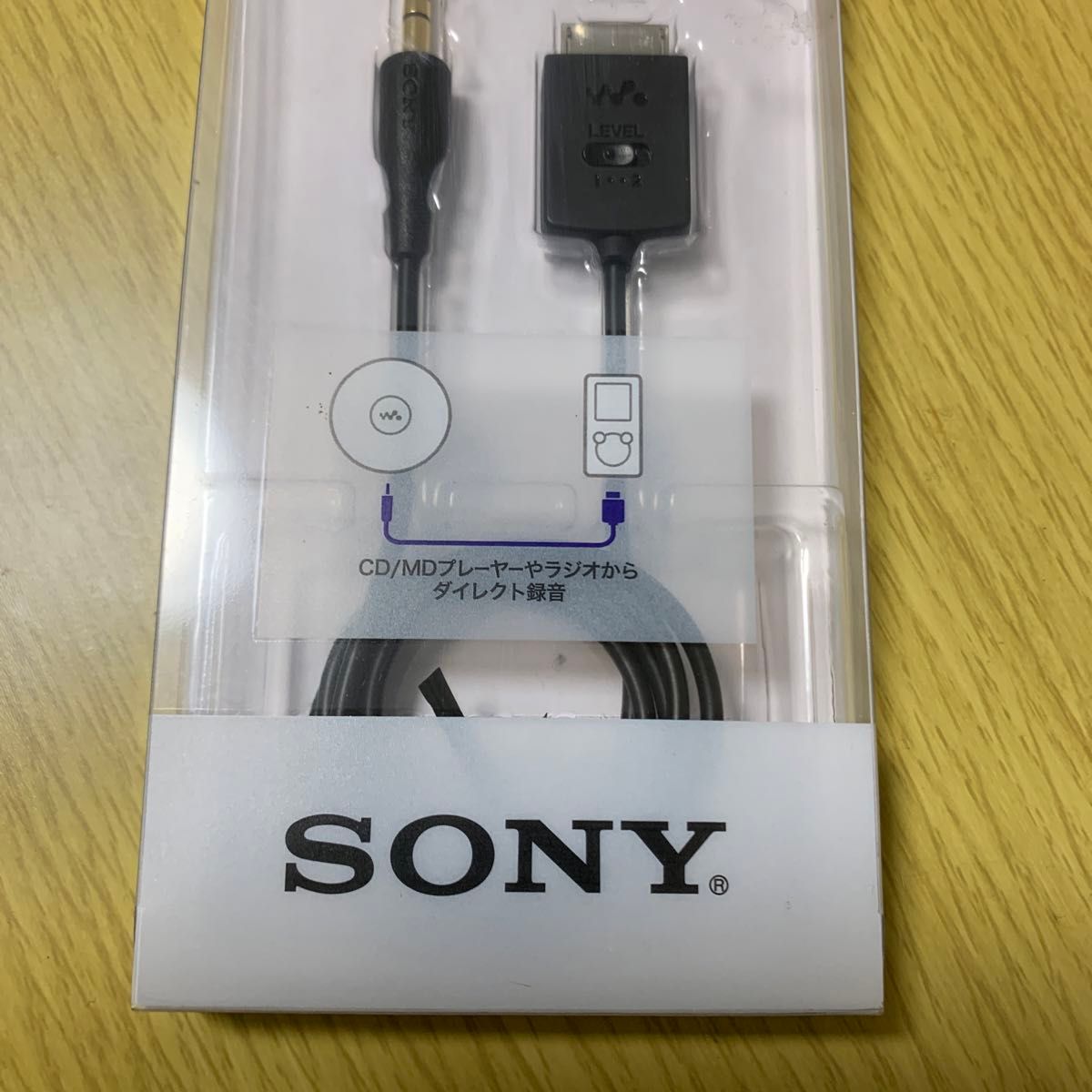 SONY ウォークマン用 録音用ケーブル( WM-PORT)ほぼ未使用品 SONY ウォークマン用 録音用ケーブル( WM-PORT)ほぼ未使用品