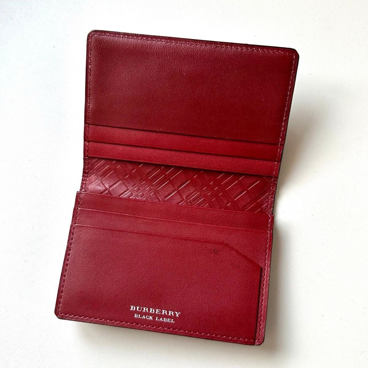 バーバリー ブラックレーベル BURBERRY BLACK LABEL 名刺入れ バーバリー ブラックレーベル BURBERRY BLACK LABEL 名刺入れ