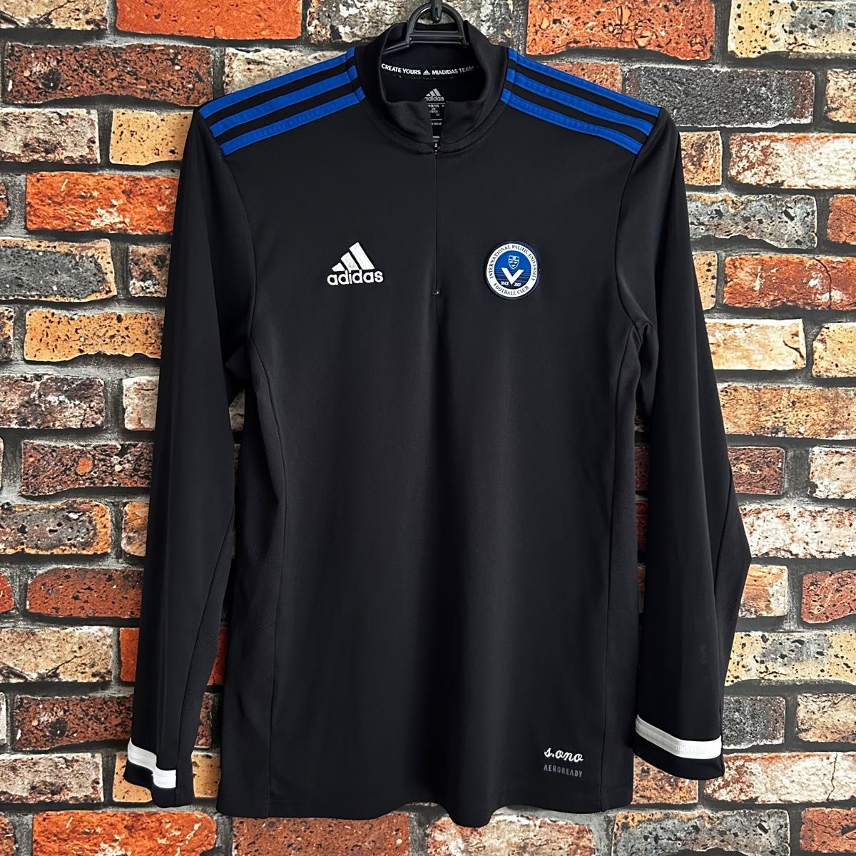 IPU環太平洋大学 体育会 サッカー部 ドリルトップ ウェア adidas IPU環太平洋大学 体育会 サッカー部 ドリルトップ ウェア adidas
