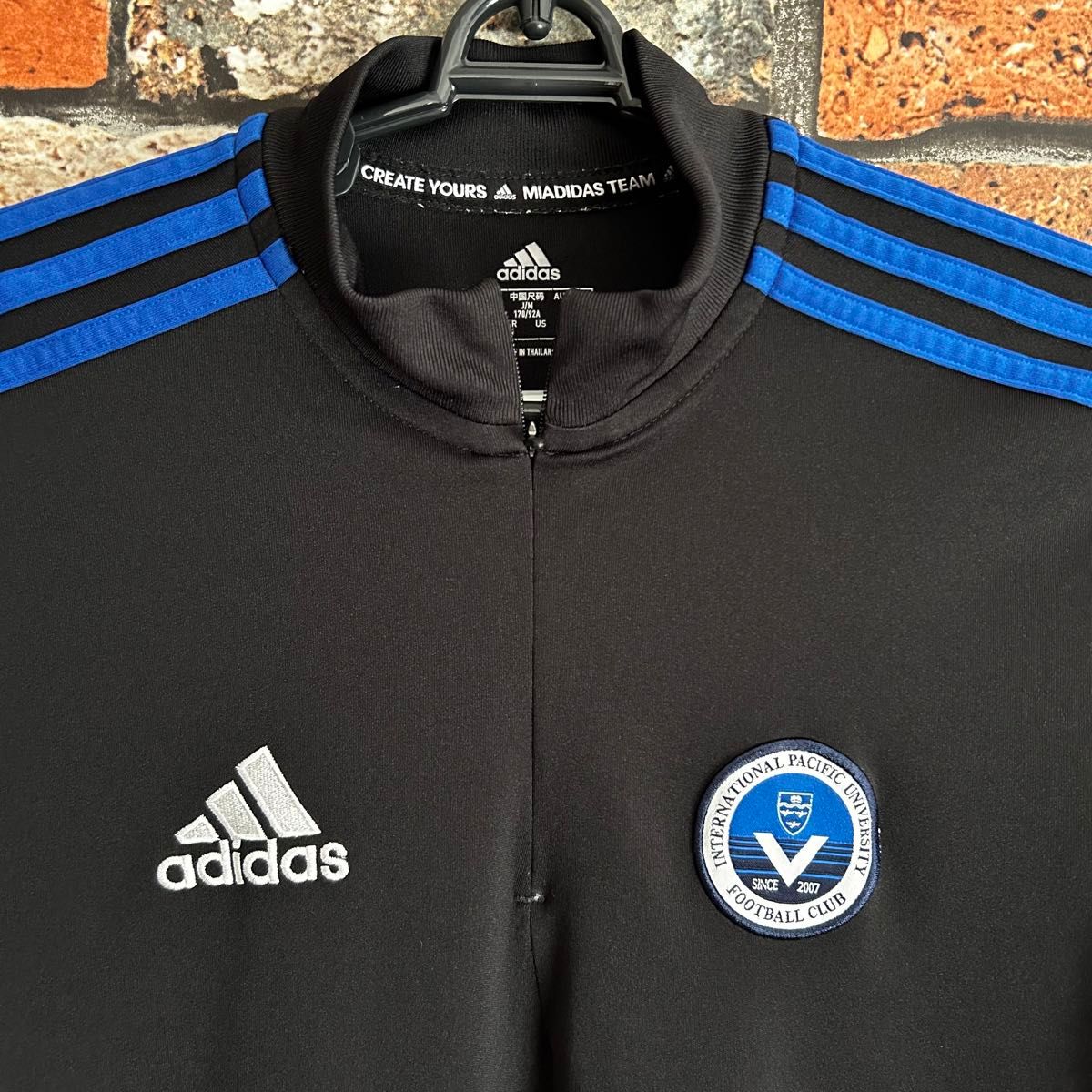 IPU環太平洋大学 体育会 サッカー部 ドリルトップ ウェア adidas IPU環太平洋大学 体育会 サッカー部 ドリルトップ ウェア adidas