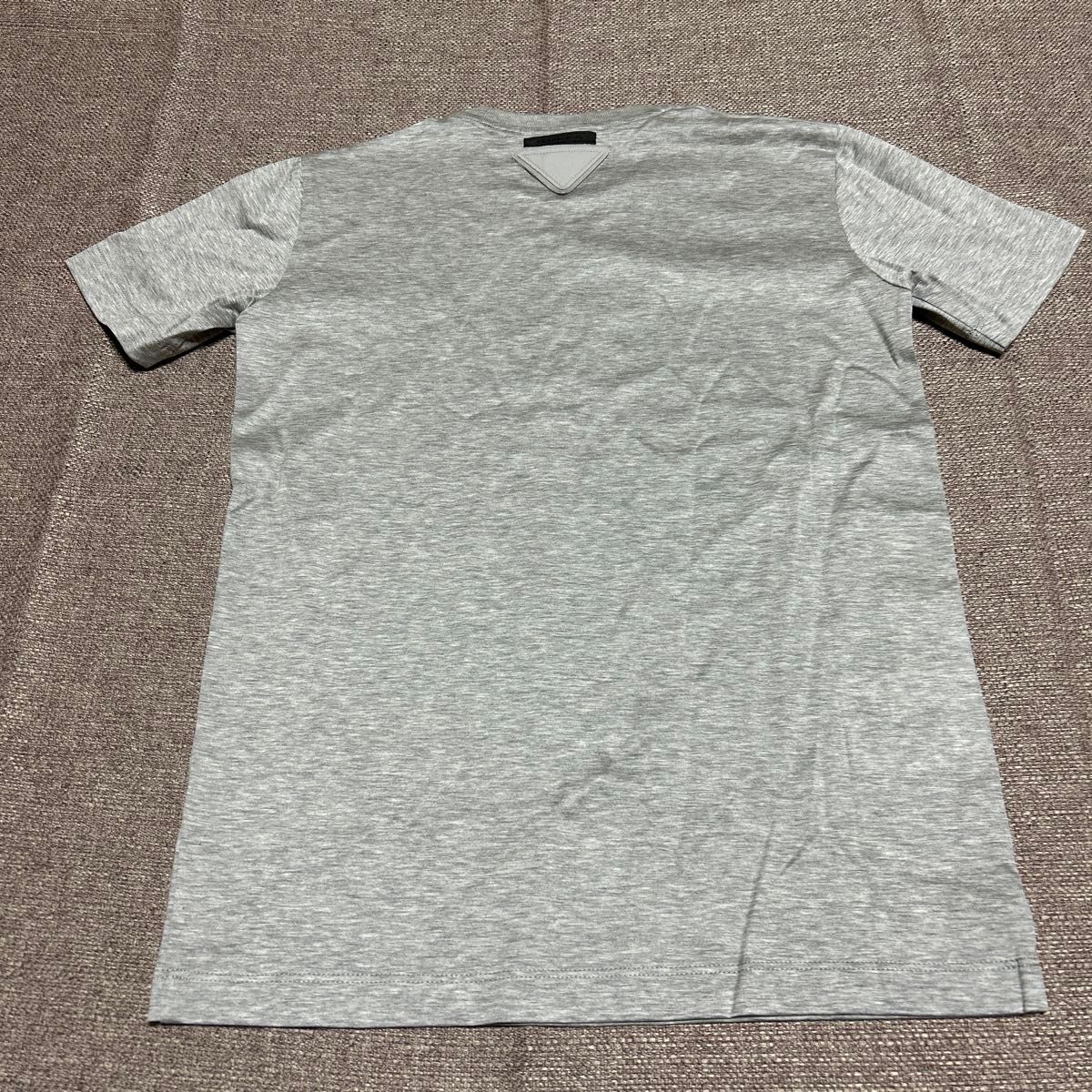 PRADA コットンTシャツ 半袖 無地 グレー 新品 【PRADA】 半袖Tシャツ XS グレー インナー バラ売り