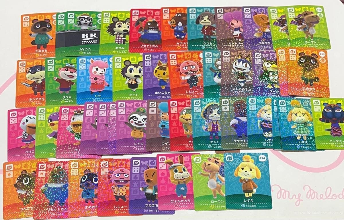 どうぶつの森 amiiboカード SPセット 45枚セット+訳あり4枚 どうぶつの森 amiiboカード SPセット 45枚セット+訳あり4枚