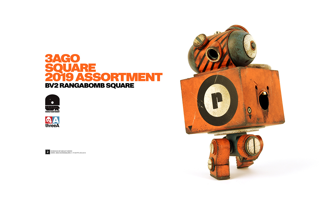 3AGO World War Robot Bomb V2 Square Set [3AGO ボムV2スクウェア・セット] 1/9スケール　threeA アシュレイウッド_画像4