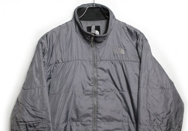 ノースフェイス 中綿入り キルティング ナイロンジャケット 灰総柄 (MEN'S L) THE NORTH FACE_画像1