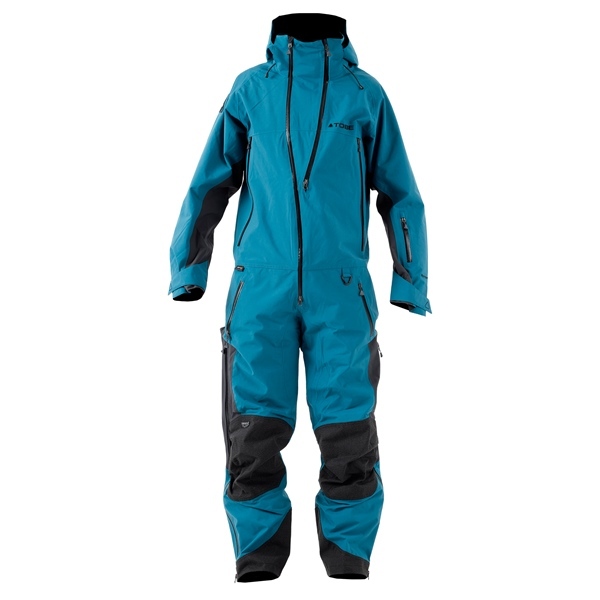 TOBE Outerwear スノーモービル VIVID V3 MONOSUIT NO ZIP 中綿なし ワンピース スーツ ブルー MALLARD BLUE 北米 XLサイズ 新品未使用