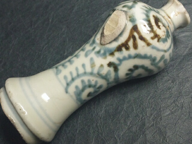 古伊万里 蛸唐草 小御神酒徳利 2本 Yahoo!オークション - 古伊万里 御神酒徳利 蛸唐草文様 ひっつき